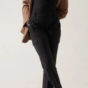 Athleta Black Vienna Cargo Pants Sz 2P Lightweight